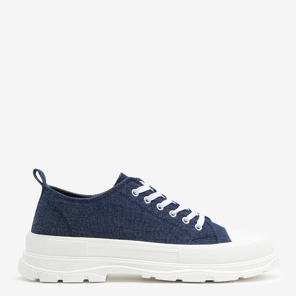NEW Platform Cap-Toe Sneakers with Tags